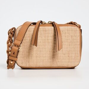 rag & bone Cami Straw Camera Bag